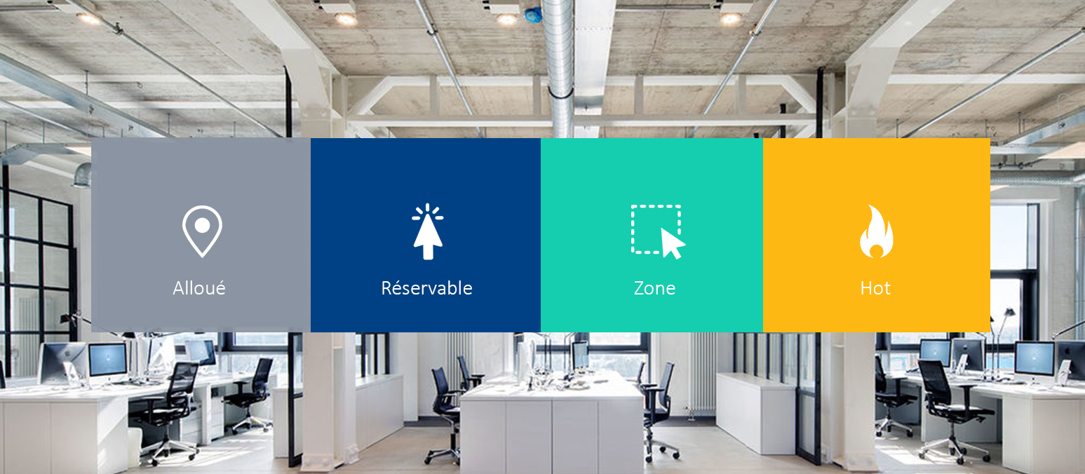 bureaux reservable flex office
