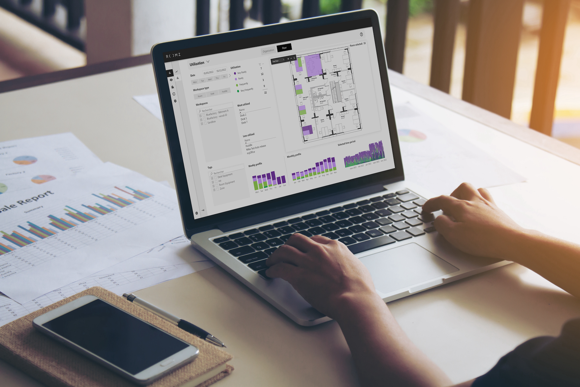 ROOMZ worksppace optimization