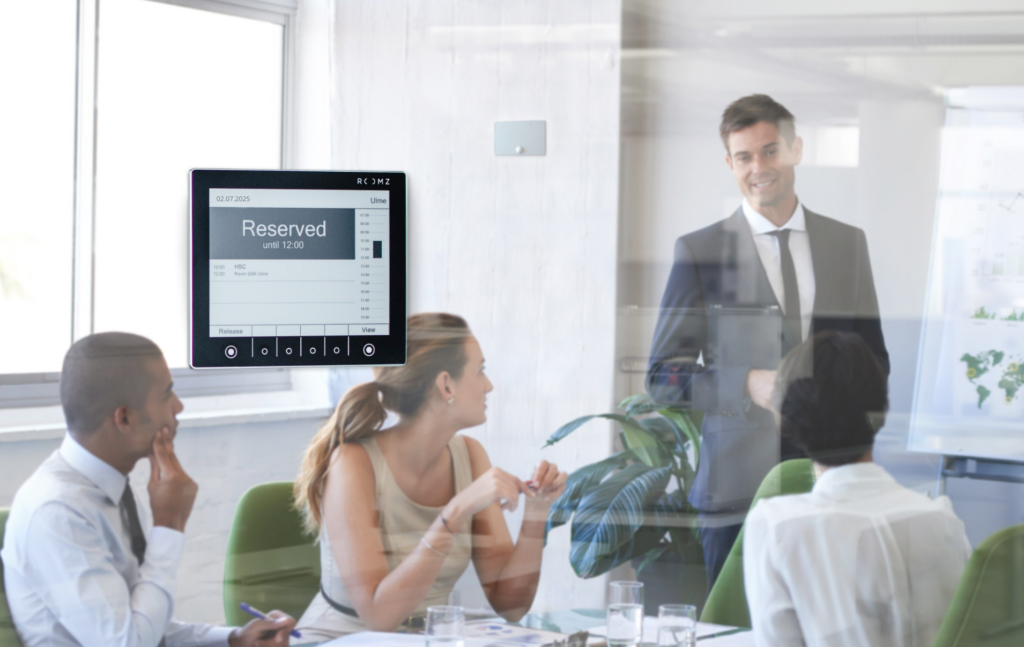 meeting room booking system display