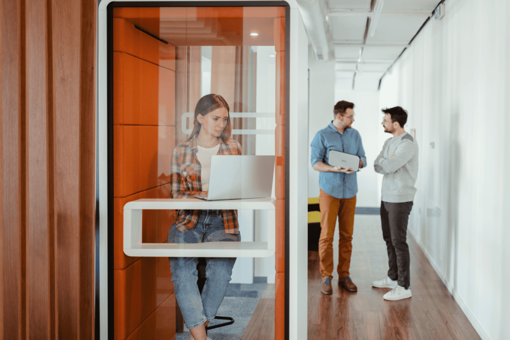 Acoustic booths management: boosting productivity and employee experience